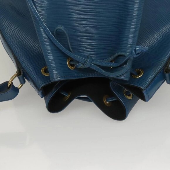 LOUIS VUITTON Epi Petit Noe Shoulder Bag Blue M44105 LV Auth 132303 - Picture 7 of 16